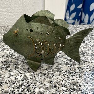 Fish votive holder